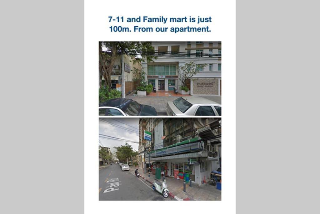 방콕 P2 Silom Large 2Beds Full Kitchen Wifi 4-6Pax 아파트 외부 사진